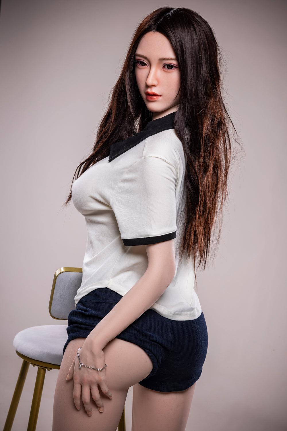 US In Stock - 170cm/5ft7 D-cup Silicone Head Sex Doll - C47 JX