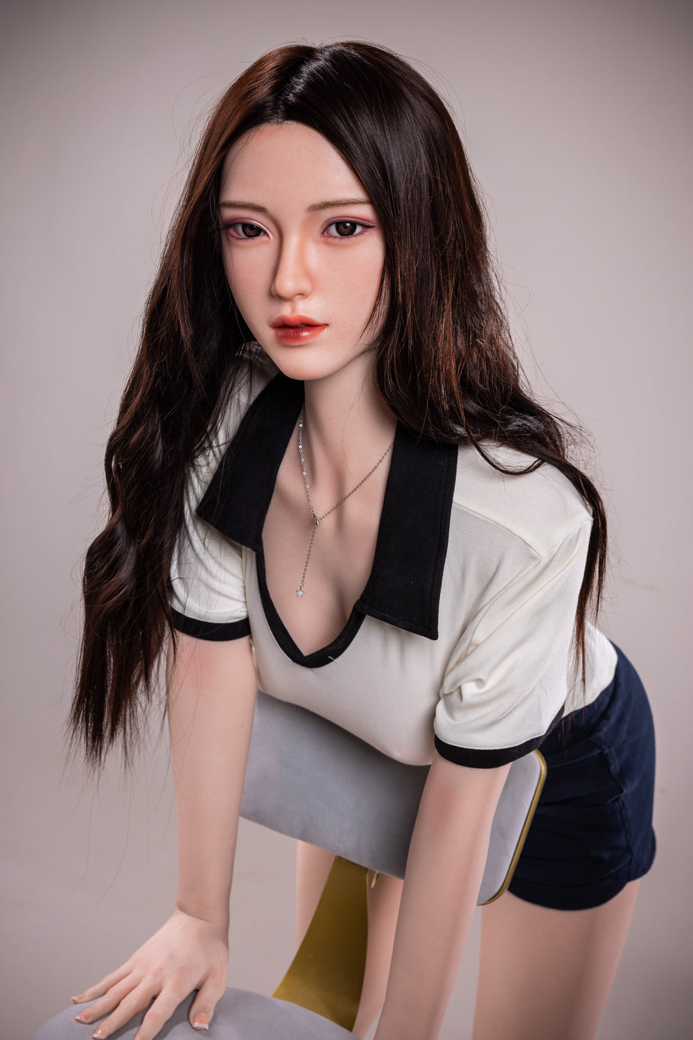 US In Stock - 170cm/5ft7 D-cup Silicone Head Sex Doll - C47 JX