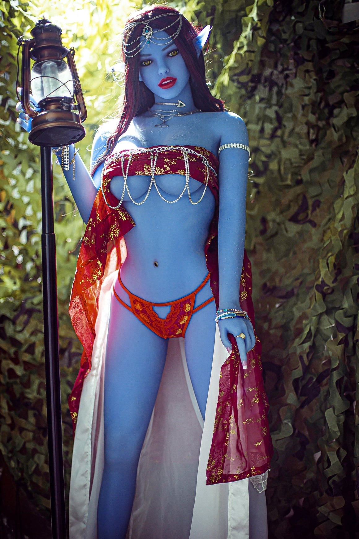 EU In Stock - 158cm/5ft2 E-cup Sexual Elven Magic Alien Sex Doll - Eli Torso TPE Aibei