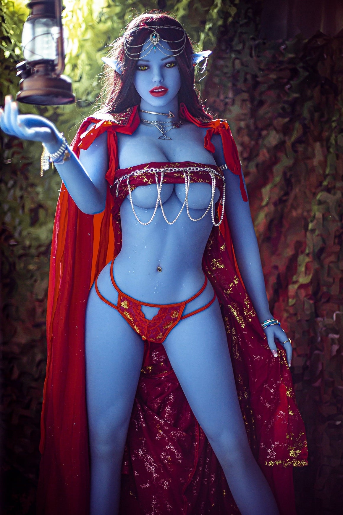 EU In Stock - 158cm/5ft2 E-cup Sexual Elven Magic Alien Sex Doll - Eli Torso TPE Aibei