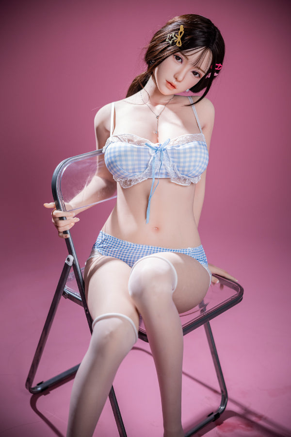 160cm/5ft3 D-cup Chinese Silicone Head Sex Doll C39S - Juan JX