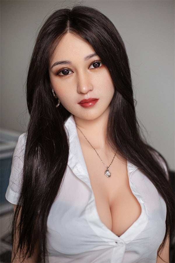 US In Stock - 158cm/5ft2 Medium Breast Asian Sex Doll - #207 H-cup TPE Aibei