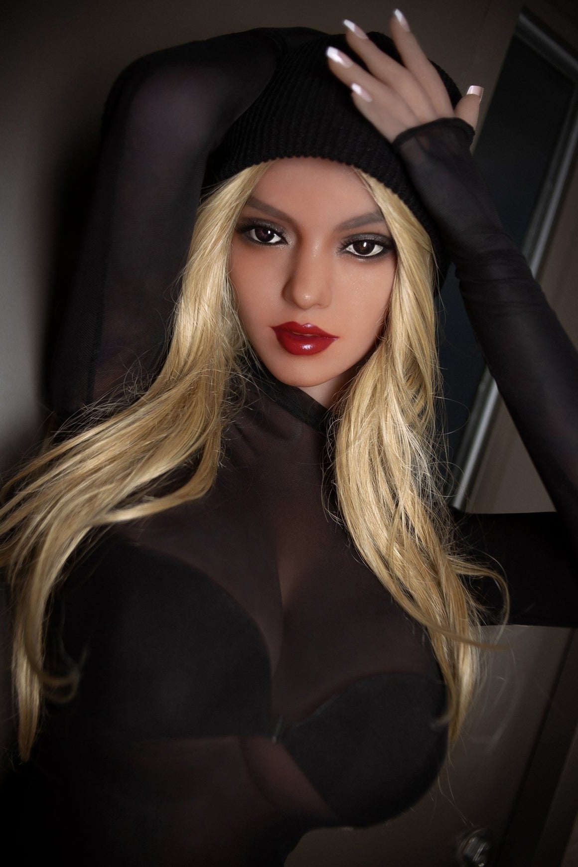 EU In Stock - 158cm/5ft2 Big Breast TPE Blonde Sex Doll - Margo B-cup Aibei