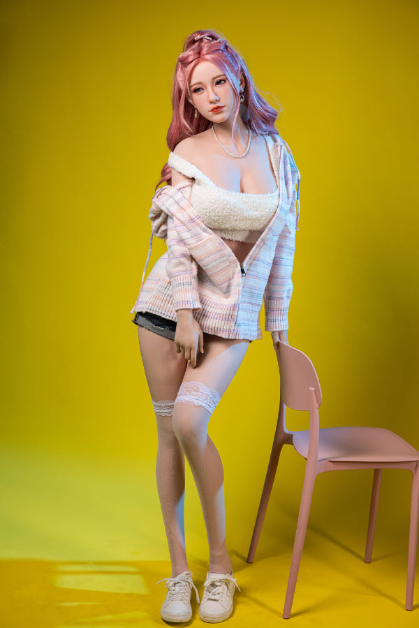 170cm/5ft7 D-Cup Hybrid/ Silicone Sex Doll A60 - Boa JX
