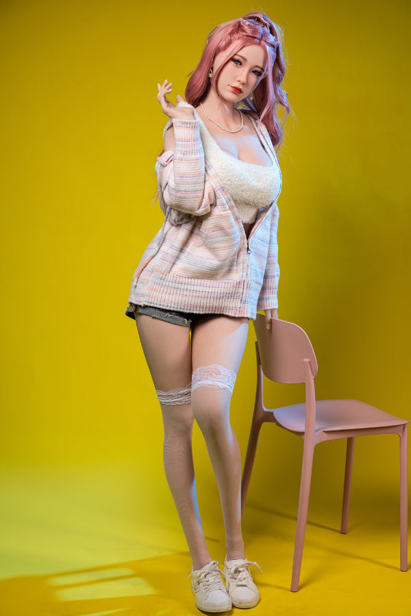 170cm/5ft7 D-Cup Hybrid/ Silicone Sex Doll A60 - Boa JX