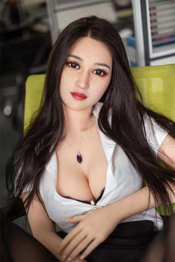 US In Stock - 158cm/5ft2 Medium Breast Asian Sex Doll - #207 H-cup TPE Aibei