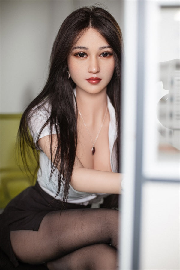 US In Stock - 158cm/5ft2 Medium Breast Asian Sex Doll - #207 H-cup TPE Aibei
