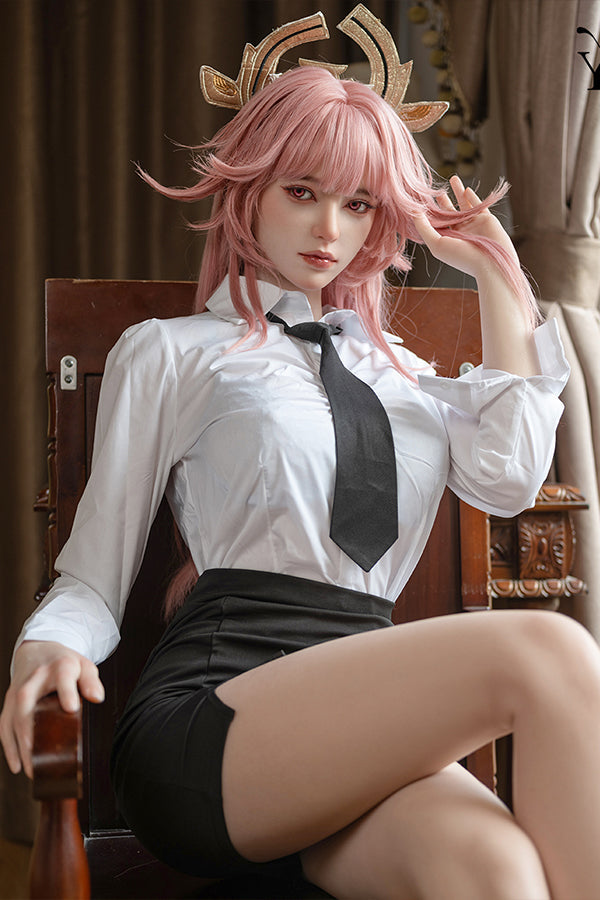 168cm/5ft6 F-Cup Silicone Head Sex Doll - Miko TOP-CYDOLL