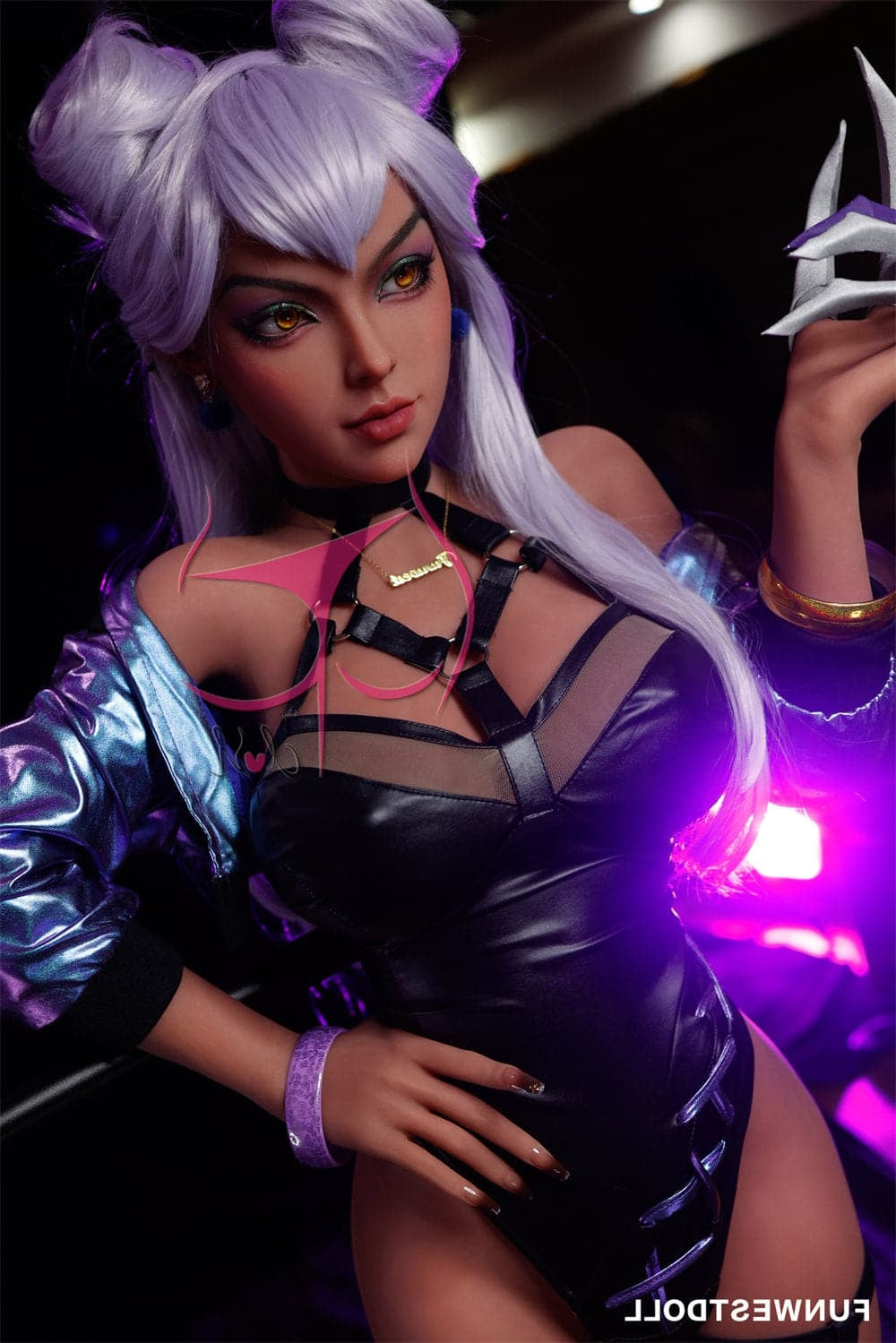 155cm/5ft1 F-Cup League of Legends Agony’s Embrace Evelynn Anime Sex D Torso TPE Funwest Doll