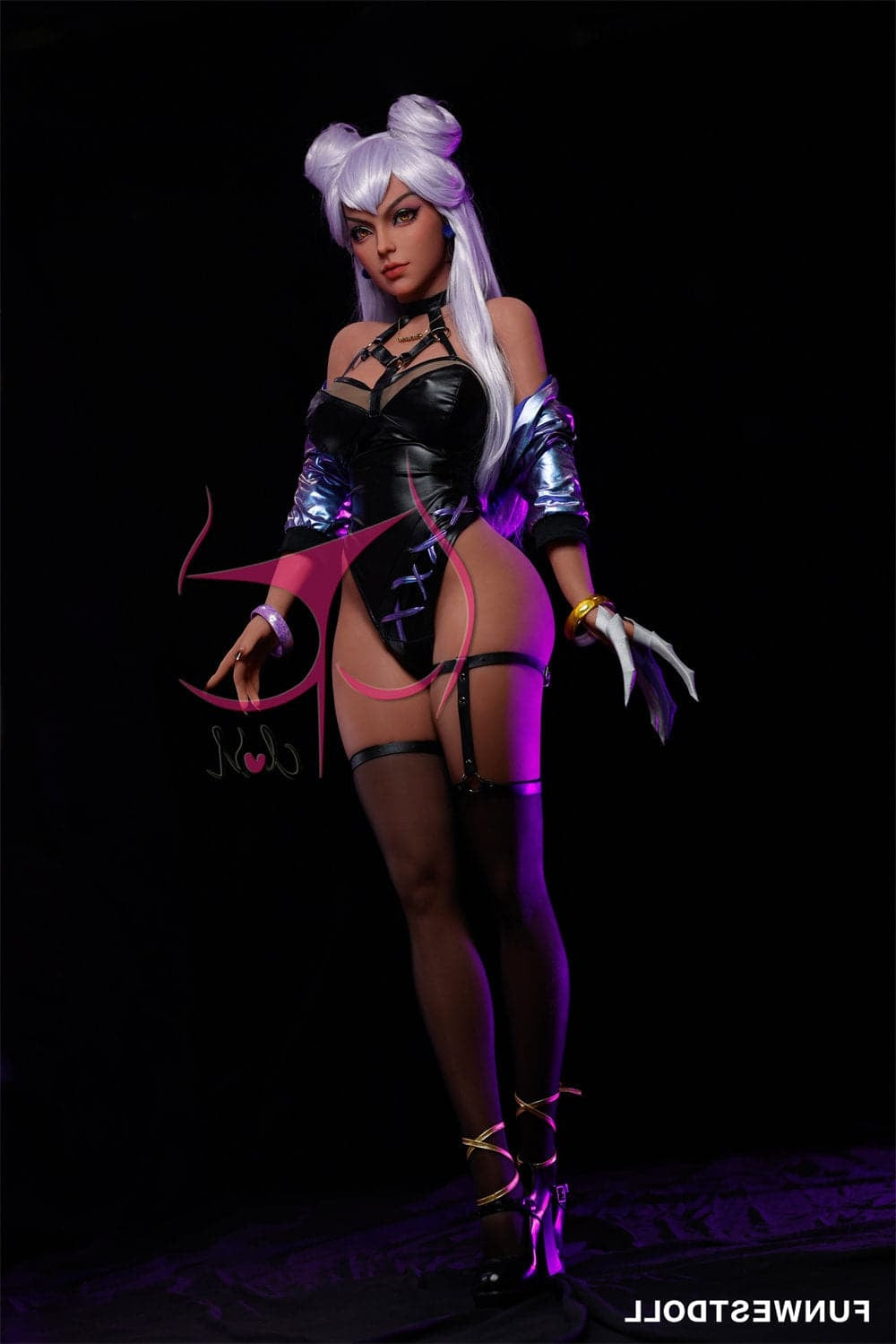 155cm/5ft1 F-Cup League of Legends Agony’s Embrace Evelynn Anime Sex D Torso TPE Funwest Doll