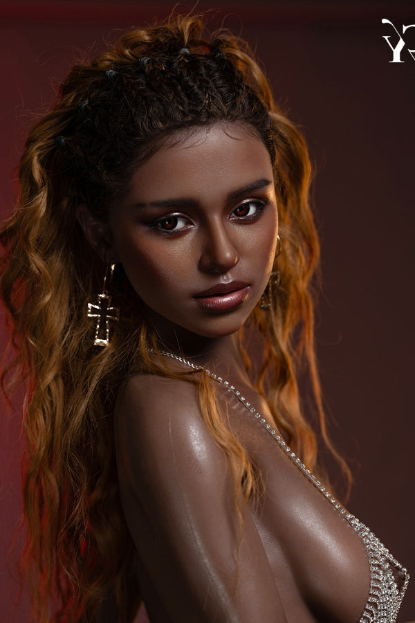 167cm/5ft6 C-cup Silicone Head Black Sex Doll – Naomi TOP-CYDOLL