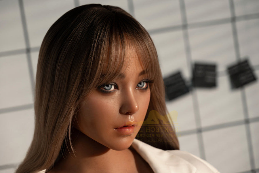 Us In Stock 164cm 5ft5 Big Boobs F Cup Silicone Sex Doll S40 Dark Tanned - Torso Irontech