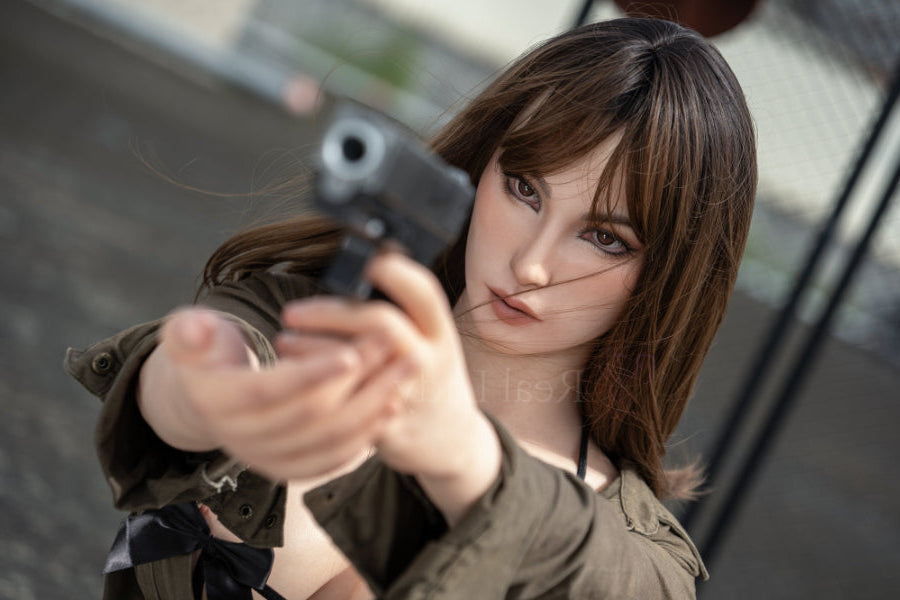 170cm 5ft7 D Cup High Quality Tall Realistic Silicone Sex Doll S23 Catlin - Torso Lady