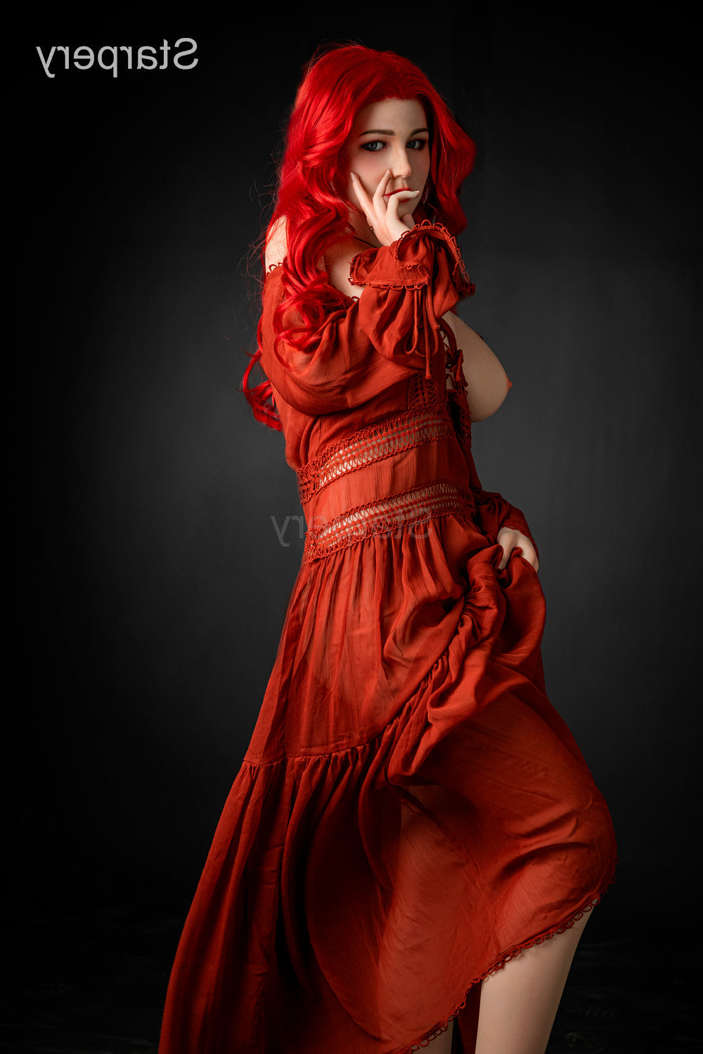 171cm/5ft7 D-cup Silicone Head Sex Doll #152 - Eva Starpery