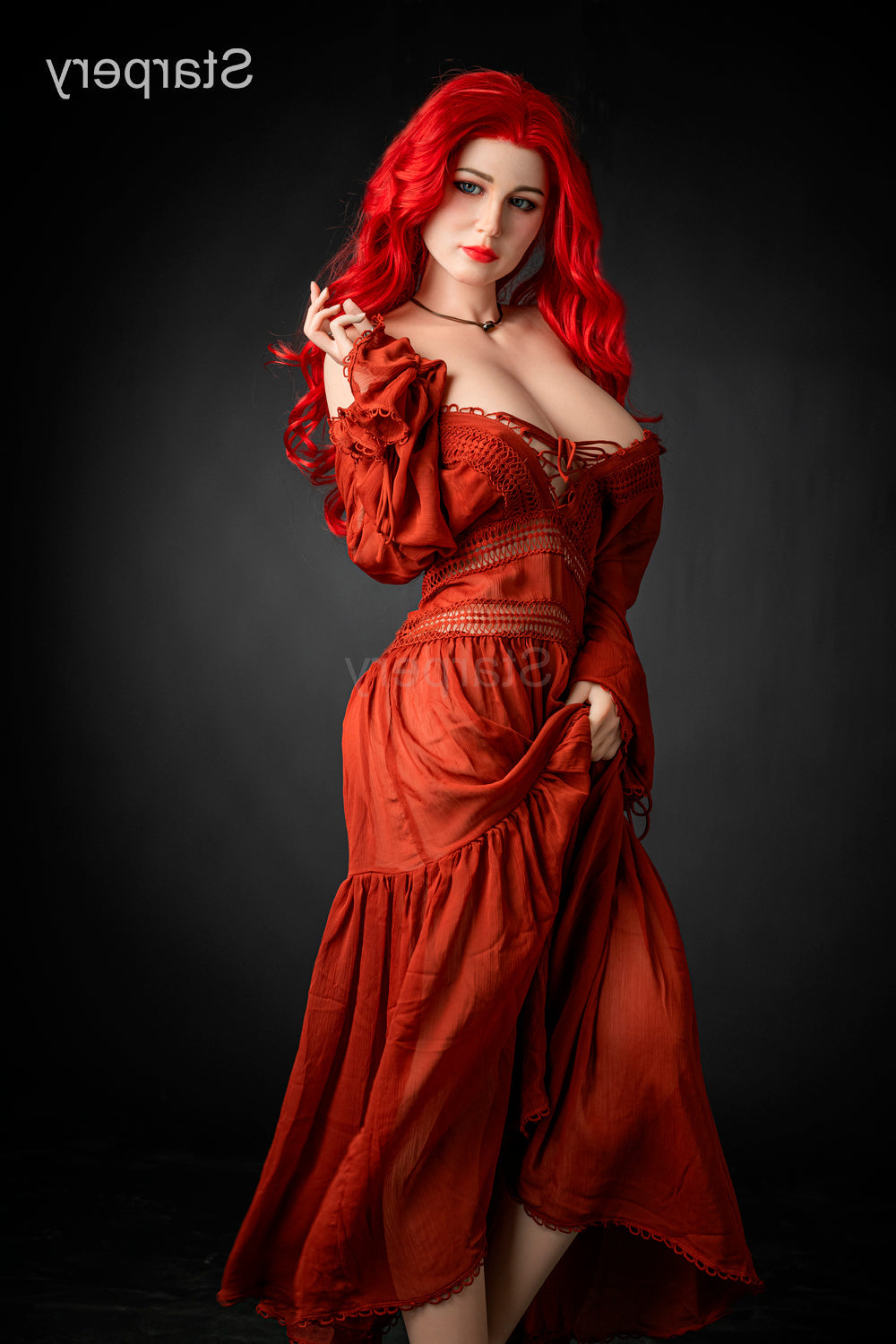 171cm/5ft7 D-cup Silicone Head Sex Doll #152 - Eva Starpery