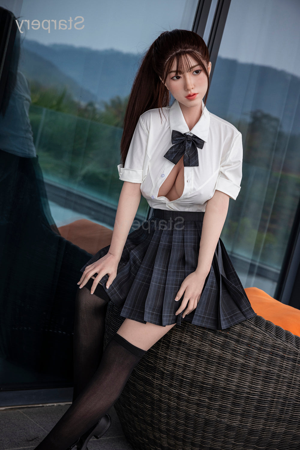171cm/5ft7 D-cup Silicone Head Sex Doll #149 - Jin Starpery