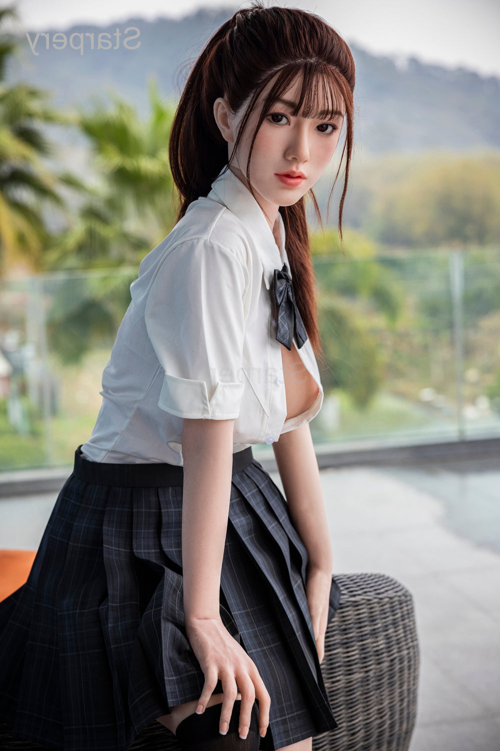 171cm/5ft7 D-cup Silicone Head Sex Doll #149 - Jin Starpery