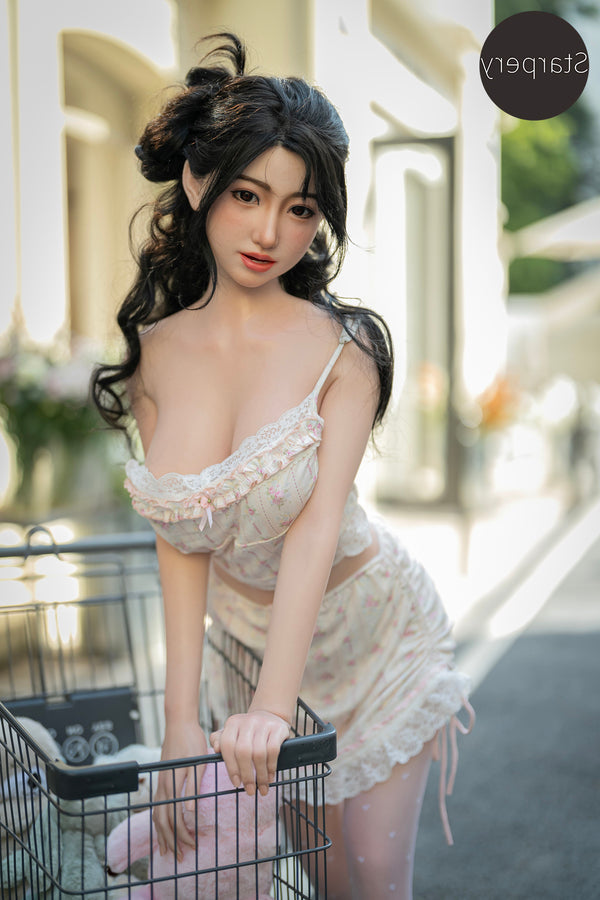 159cm/5ft3 E-cup Silicone Head Asian Sex Doll – ROS Yufan Starpery