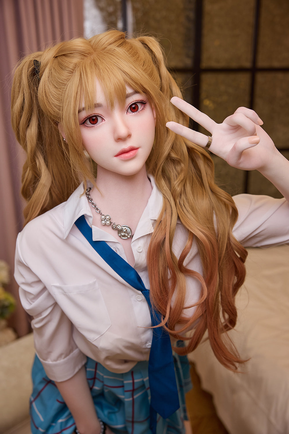 163cm/5ft4 C-cup Silicone Head Sex Doll #163 - Asuka Eva Starpery