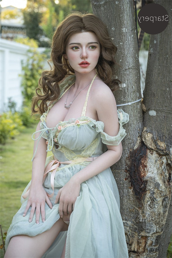 171cm/5ft7 D-cup Silicone Head Blonde Sex Doll #143 - Natalia Starpery