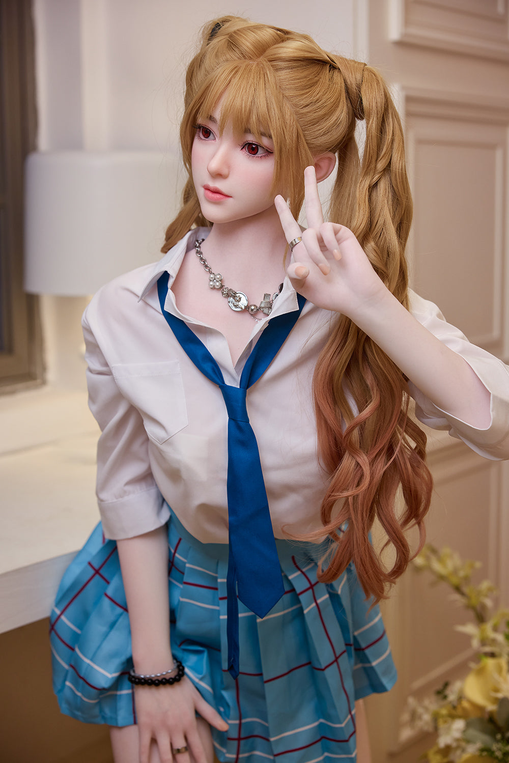 163cm/5ft4 C-cup Silicone Head Sex Doll #163 - Asuka Eva Starpery