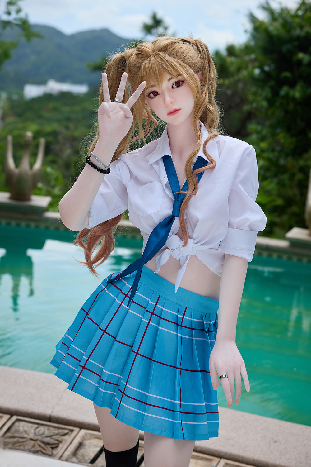 163cm/5ft4 C-cup Silicone Head Sex Doll #163 - Asuka Eva Starpery