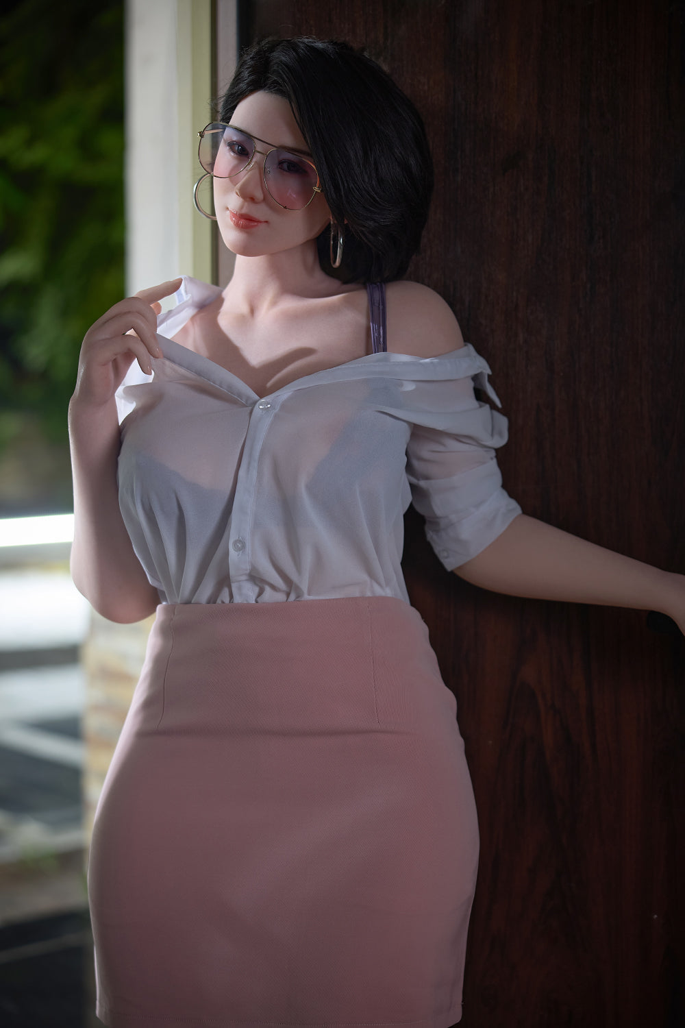 165cm/5ft5 G-cup Silicone Head BBW Big Booty Sex Doll - Hao Starpery