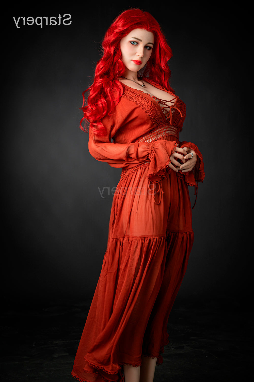 171cm/5ft7 D-cup Silicone Head Sex Doll #152 - Eva Starpery