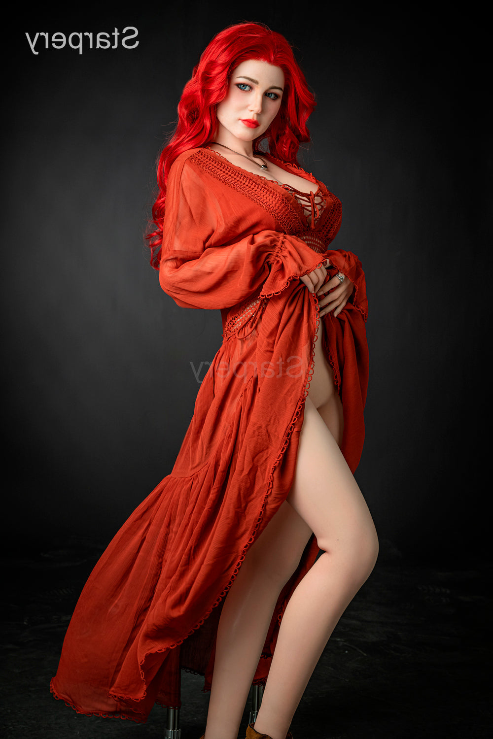 171cm/5ft7 D-cup Silicone Head Sex Doll #152 - Eva Starpery