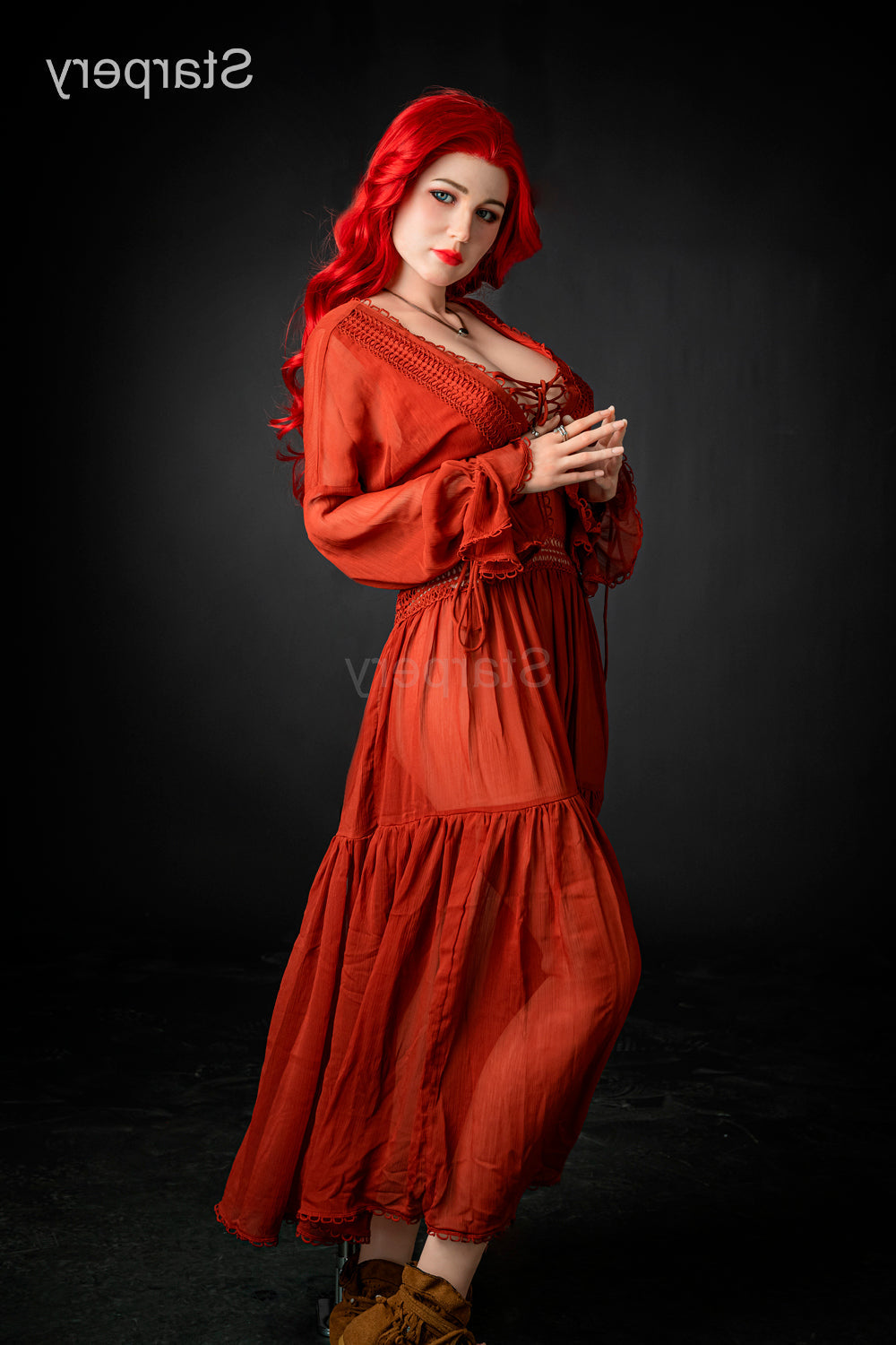 171cm/5ft7 D-cup Silicone Head Sex Doll #152 - Eva Starpery