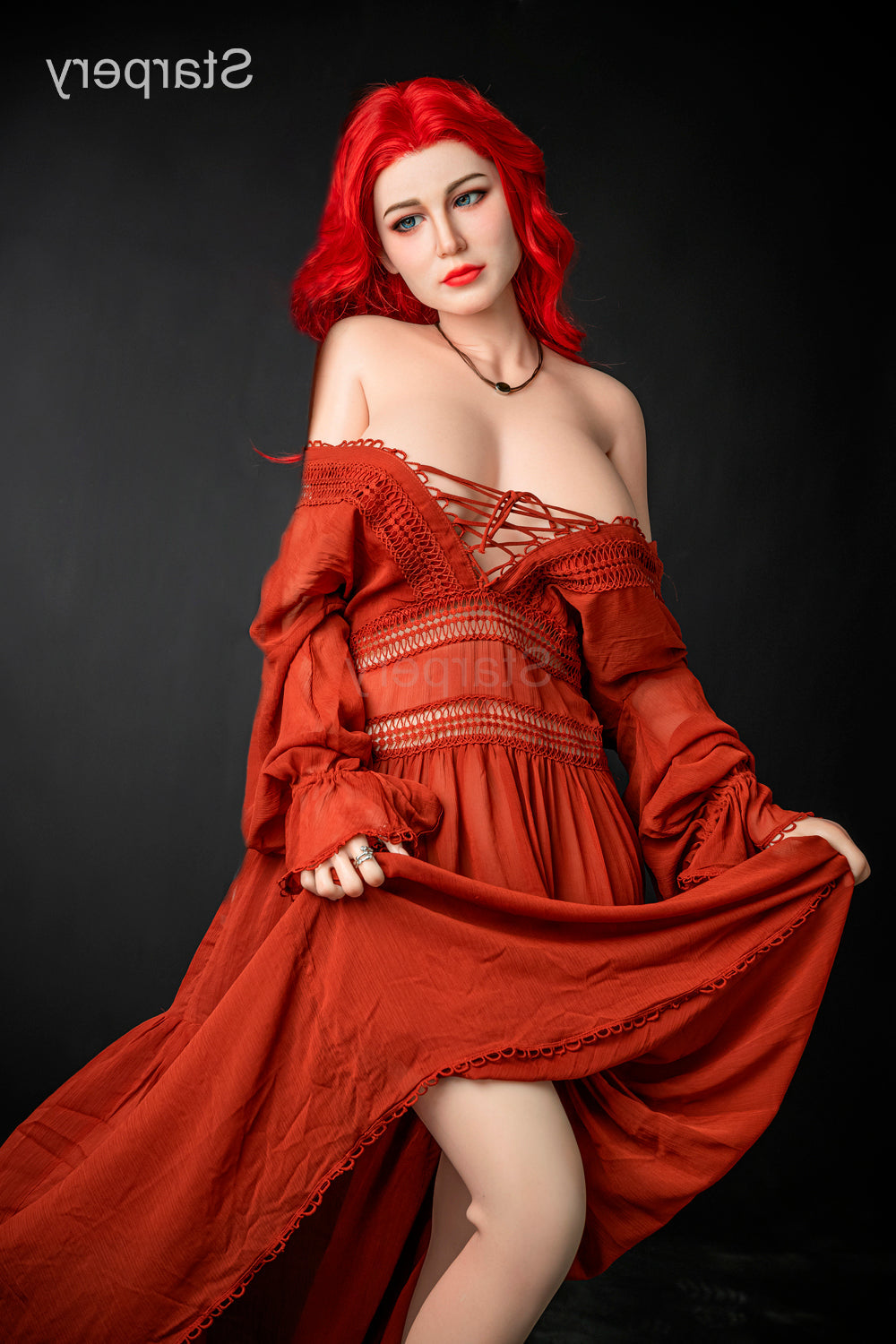 171cm/5ft7 D-cup Silicone Head Sex Doll #152 - Eva Starpery