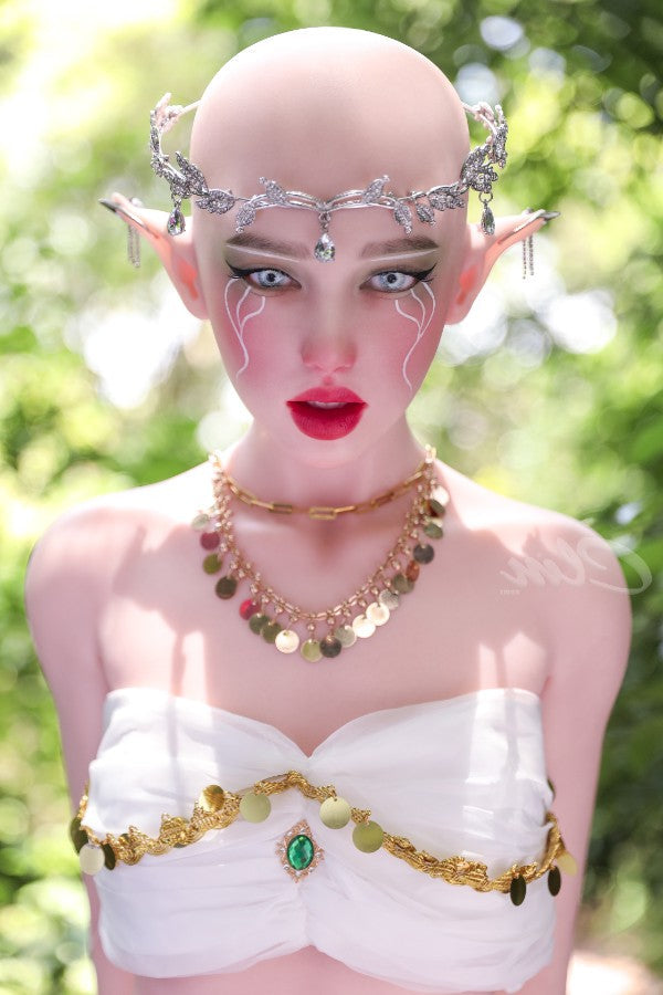 Clm Ultra 157cm 5ft2 D Cup Full Silicone Movable Jaw Elf Sex Doll Siq157 Athena - Torso Climax