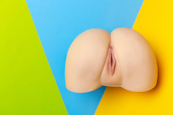 🔹CLM Classic🔹20cm/1ft1 Yellow Skin TPE Butt Torso Sex Toys - R2 Climax Doll