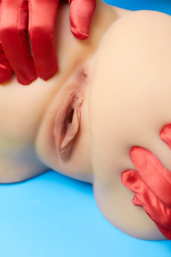 🔹CLM Classic🔹20cm/1ft1 Yellow Skin TPE Butt Torso Sex Toys - R2 Climax Doll