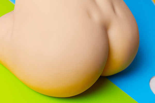 🔹CLM Classic🔹20cm/1ft1 Yellow Skin TPE Butt Torso Sex Toys - R2 Climax Doll