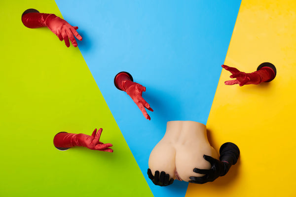 🔹CLM Classic🔹20cm/1ft1 Yellow Skin TPE Butt Torso Sex Toys - R2 Climax Doll