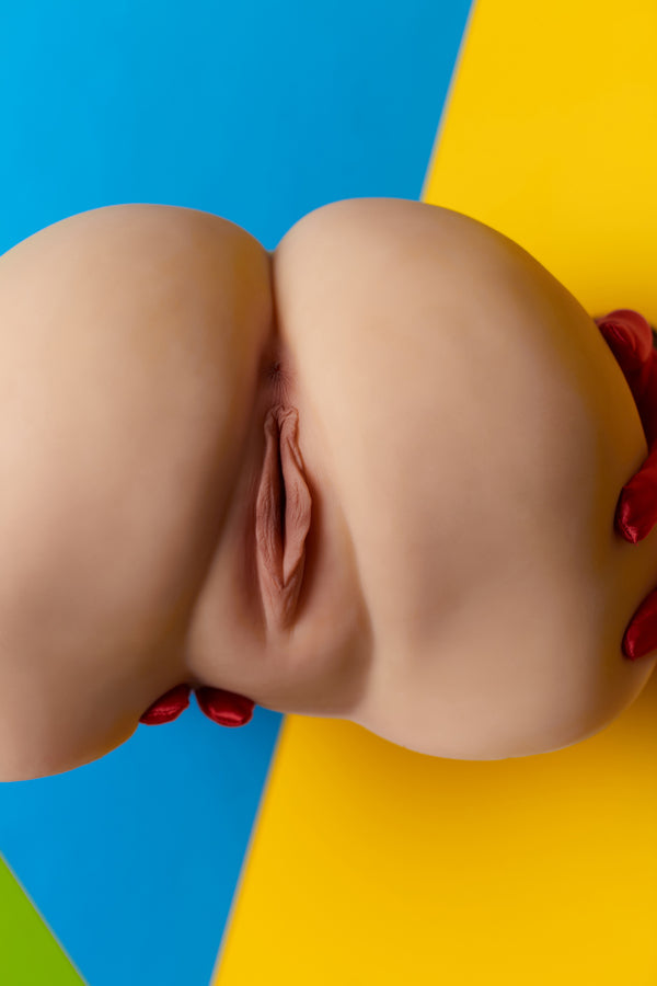 🔹CLM Classic🔹20cm/1ft1 Yellow Skin TPE Butt Torso Sex Toys - R2 Climax Doll