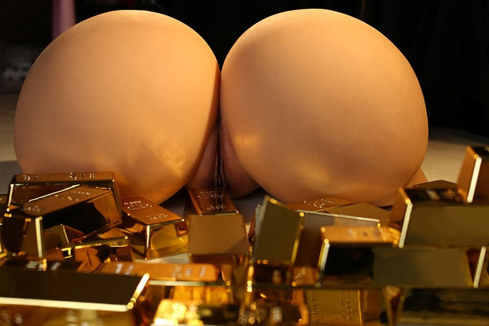 🔹CLM Classic🔹R3 Gold Big Sex Butt Torso(74cm width) Super Fat Big Butt - Climax Doll