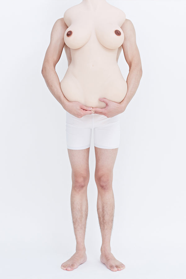 🔹CLM Classic🔹 Round Thigh Yellow Skin TPE Torso Love Doll - F-cup Climax