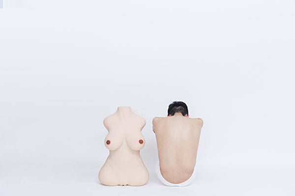 🔹CLM Classic🔹 Round Thigh Yellow Skin TPE Torso Love Doll - F-cup Climax