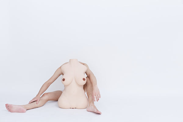 🔹CLM Classic🔹 Round Thigh Yellow Skin TPE Torso Love Doll - F-cup Climax