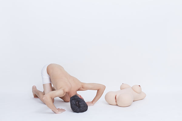 🔹CLM Classic🔹 Round Thigh Yellow Skin TPE Torso Love Doll - F-cup Climax