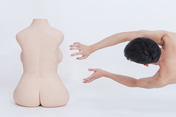 🔹CLM Classic🔹 Round Thigh Yellow Skin TPE Torso Love Doll - F-cup Climax