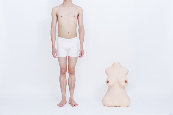 🔹CLM Classic🔹 Round Thigh Yellow Skin TPE Torso Love Doll - F-cup Climax