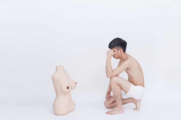 🔹CLM Classic🔹 Round Thigh Yellow Skin TPE Torso Love Doll - F-cup Climax