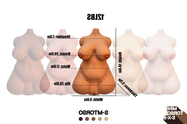 🔹CLM Classic🔹36.5cm/1ft2 S Mini TPE Torso Sex Toys - Climax Doll