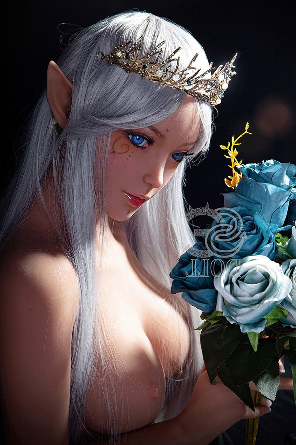 US In Stock-150cm/4ft Alien 11 D-Cup Anime Elf Princess Sex Doll TPE SE