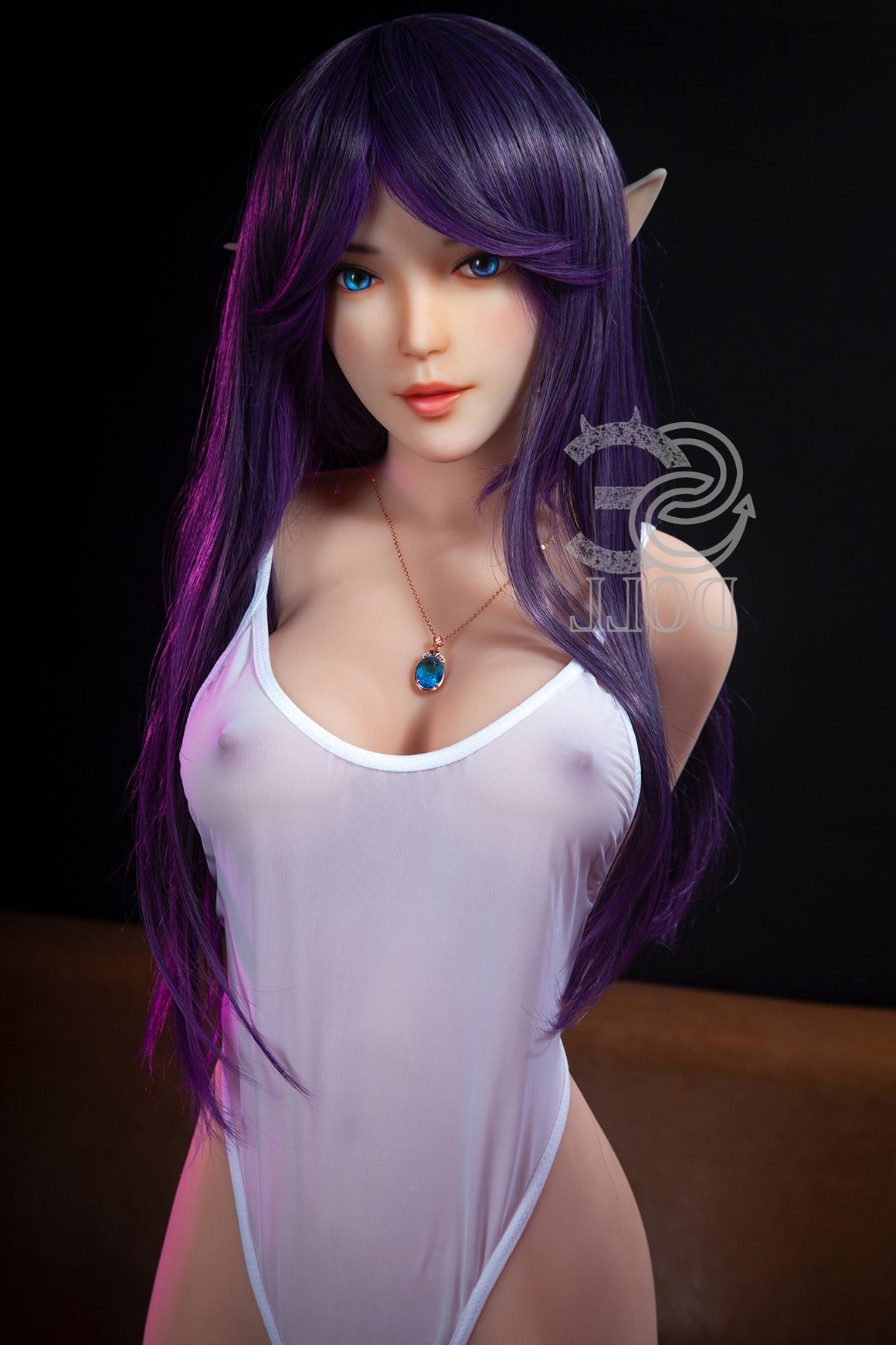 EU In Stock - 151cm/4ft11 E-cup Elf Sex Doll SED081 Head #022 - Olivia Torso TPE & TPE Body