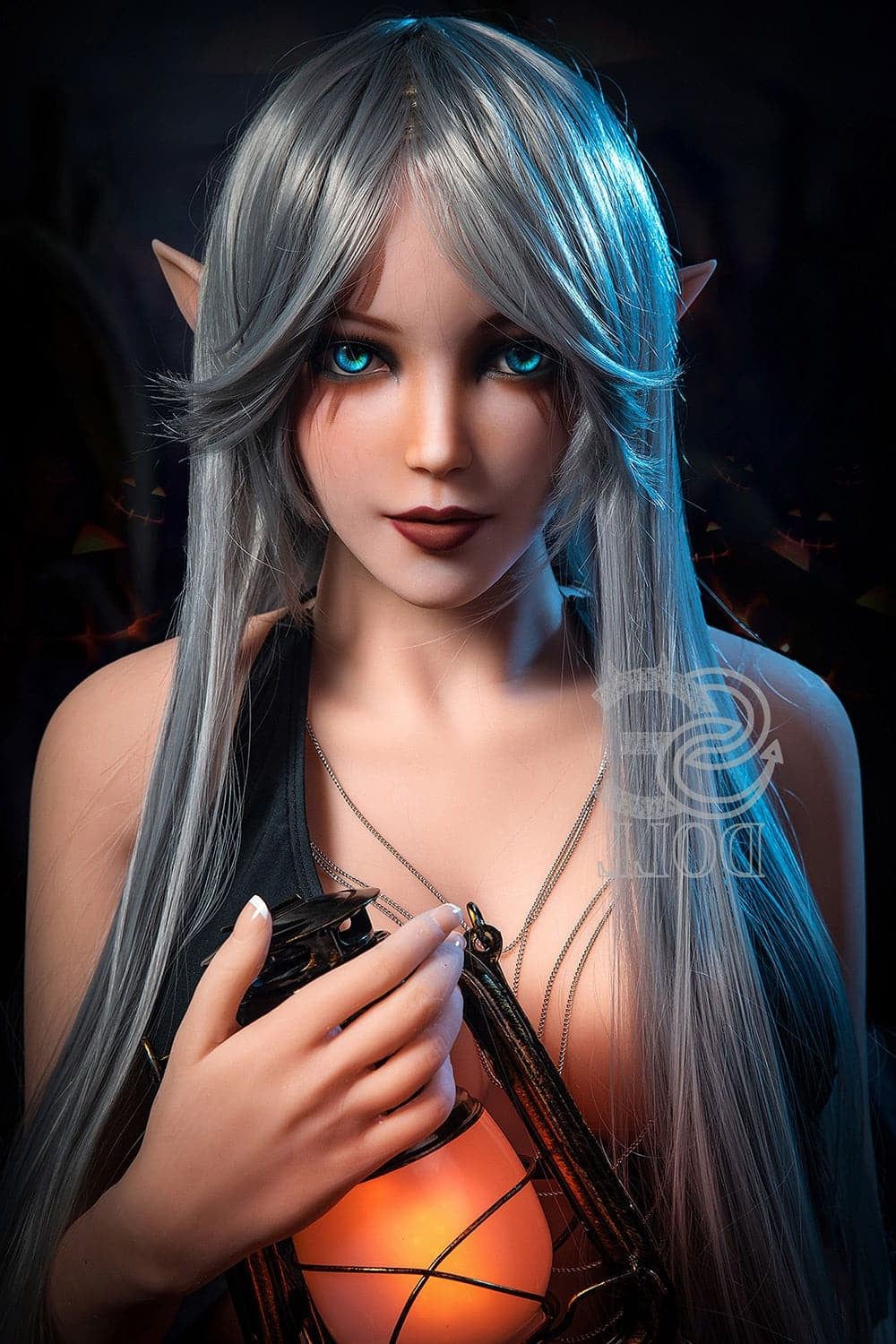 EU In Stock-150cm/4 ft 11 in E-Cup Fairy Elf Anime Fantasy Sex Doll - Torso TPE