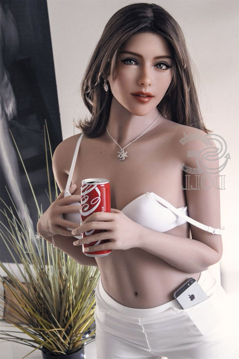 US In Stock - 163cm/5ft4 E-cup Blonde Sex Doll SED218 Head #068 - Anni Torso TPE